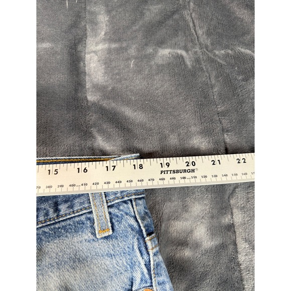Mens Vintage Denim Jeans Light‎ Wash Distressed - Picture 6 of 14